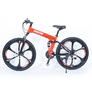 Vélo de montagne pliable à 21 vitesses, cadre en alliage d'aluminium de 26 pouces, avec frein à disque et selle confortable pour adultes - Product Image 6