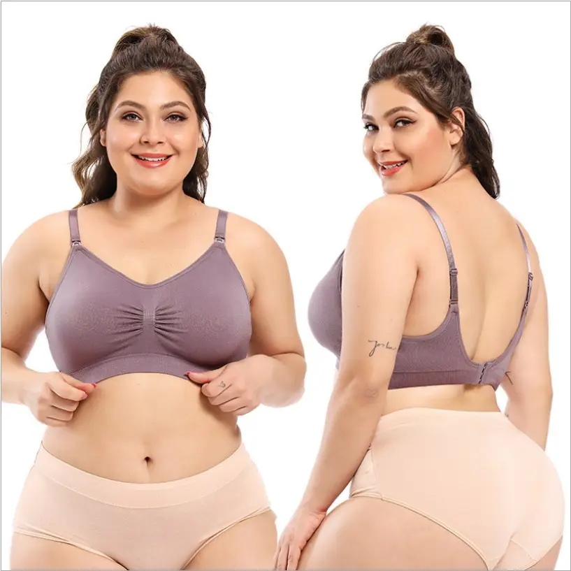 Sutiã de amamentação grávida, plus size, sem fio, maternidade, enfermagem, sutiã