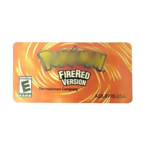 สติกเกอร์ตลับเกม FireRed LeafGreen Ruby Emerald Sapphire สำหรับเครื่องเกม GBA Gameboy Advance - Product Image 3