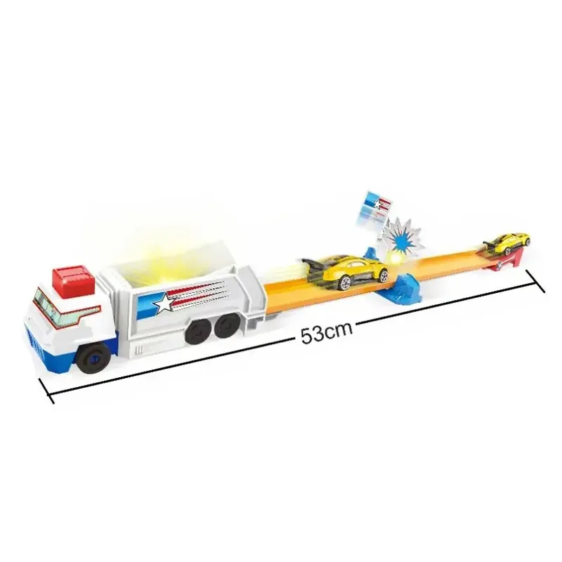 Novo Sliding rail car simulação interativo placa jogo catapulta Liga carro inércia combinação conjunto crianças brinquedos
