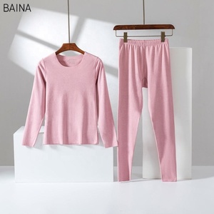 New <strong>Big</strong> Size Warm Round Collar Clothing Thermal Underwear Unisex Pajamas Sets - Product Image 6