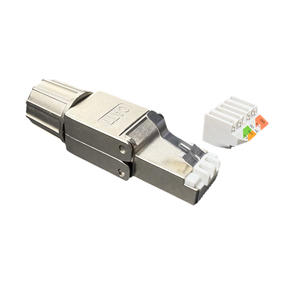 หัวต่อสายแลน FTP Shielded Cat6a <span class=keywords><strong>Cat7</strong></span> RJ45 แบบไม่ต้องใช้เครื่องมือ สำหรับสายเคเบิลอีเธอร์เน็ต 8P8C แบบไม่ต้องใช้เครื่องมือ Cat 7 หัวต่อเครือข่าย rj45 - Product Image 1