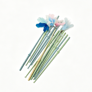 Juguete Interactivo con Plumas en Palo para Gatos - Elimina el Aburrimiento - Product Image 6