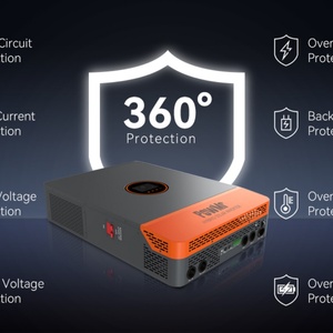 PowMr LCD Large Screen 12KW 230/400Vac Three Phase Hybrid Solar <b>Inverter</b> Support Parallel <b>Pure</b> <b>Sine</b> <b>Wave</b> Solar <b>Inverter</b> - Product Image 3