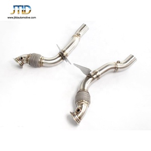 Made in China alte prestazioni full sistema di scarico downpipe di scarico e tubo di scarico in lega di titanio valvetronic catback per La Ferrari <span class=keywords><strong>488</strong></span> - Product Image 6