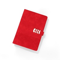 Carnet de notes en cuir PU de haute qualité avec logo en relief A5 avec sangles, étui à stylos, journal, carnet, couverture rigide, logo imprimé