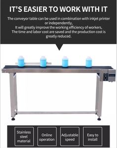 Üretim hattı için toptan ucuz 1.5 metre uzunluk konveyör bant masa - Product Image 3