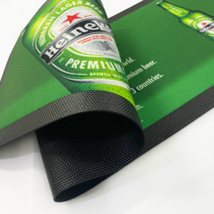Tappetini da Bar a sublimazione tappetini da birra in gomma morbida in PVC con loghi e colori personalizzati per la pubblicità - Product Image 4