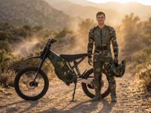 Moto tout-terrain haute puissance 60V EM22-5 avec batterie 27Ah, frein à disque étanche pour route et montagne, offre 2500W de puissance - Product Image 5