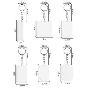 Cadeaux promotionnels pour les activités d'entreprise, porte-clés personnalisés avec logo imprimé, porte-clés par sublimation - Product Image 5