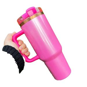 Custom Laser Engraved 40Oz Rainbow Plated Copper Tumbler With Handle Sunflower for Outdoor Sports Travel Coffee Mug - Product Image 1