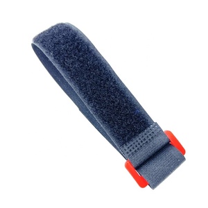 고정 랩 스트랩 다채로운 재사용 가능한 전선 코드 관리 버클이있는 양면 자체 잠금 후크 및 루프 스트립 - Product Image 3