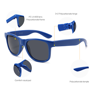 Venta al por mayor de gafas de sol para niños pequeñas clásicas coreanas retro promocionales baratas superventas bonitas gafas de sol para niños - Product Image 4