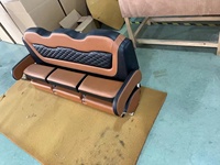 Siège de bateau pliable de luxe à 3 places, couleur personnalisée, pour yacht
