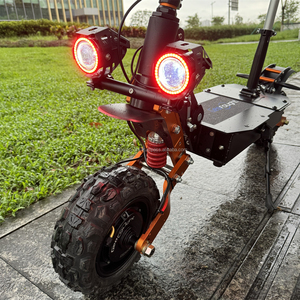สกู๊ตเตอร์ไฟฟ้าพับได้ M11 สำหรับผู้ใหญ่ 60V 6000W มอเตอร์คู่ ยางออฟโรด 11 นิ้ว แบตเตอรี่ Li-ion 30Ah สำหรับใช้งานกลางแจ้งทุกวันในสหรัฐอเมริกา - Product Image 4