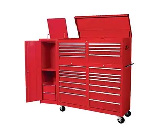 Rolling tool trolley metal storage heavy duty steel garage tool chest suppliers