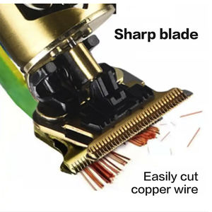 TZ-T014 Vintage T9 <span class=keywords><strong>tondeuse</strong></span> et tondeuses écran LCD 1200mah électrique 18650 batterie en alliage de zinc en acier inoxydable <span class=keywords><strong>3</strong></span>.7V - Product Image 3