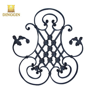Décorations en <span class=keywords><strong>fer</strong></span> <span class=keywords><strong>forgé</strong></span> personnalisées à prix réduit de Chine, ornements en métal en fonte pour la <span class=keywords><strong>décoration</strong></span> de clôtures, de portails et de rampes - Product Image 5