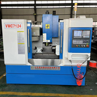 Centre d'usinage CNC 3/4 axes fabriqué en Chine, centre d'usinage VMC7124, centre d'usinage CNC pour petites pièces métalliques XK7124