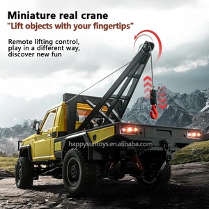 MN-82T Voiture Tout-Terrain 4x4 RC Crawler LC79 2.4Ghz Contrôle Proportionnel Télécommandé <span class=keywords><strong>Grue</strong></span> de Remorquage Alliage RTR Lumière LED Modèle MN MN82T - Product Image 5
