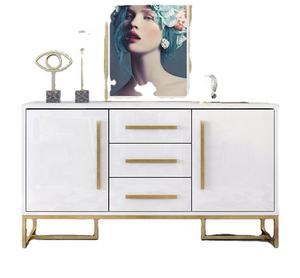 <span class=keywords><strong>Buffet</strong></span> de luxe en or, <span class=keywords><strong>buffet</strong></span> moderne, <span class=keywords><strong>meuble</strong></span> de rangement noir et <span class=keywords><strong>blanc</strong></span>, <span class=keywords><strong>buffet</strong></span> - Product Image 2