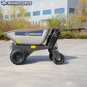 عربة تفريغ كهربائية صغيرة عالية الجودة بأربع عجلات للحدائق والبناء، سعة 450 كجم مع بطارية - Product Image 5