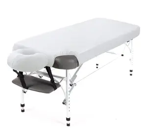 Massage imperméable draps housse doux lavable Table de Massage couverture de lit pour Spa hôtel Salon de beauté