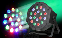 Projecteur de scène professionnel pour mariage 18x3W Slim Flat Par Light 18pcs DMX LED Flat Par DJ Uplight