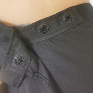 Capa De Salão Impermeável Com Logo Personalizado Profissional Para Corte De Cabelo Que Não Gruda Fios De Alta Qualidade Preta Para Barbeiro - Product Image 5