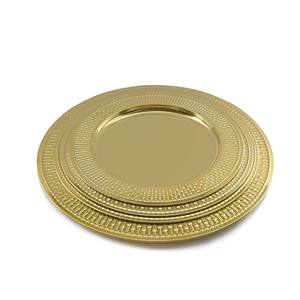 Plateau de service plat en acier inoxydable durable et écologique pour la décoration de table de restaurant, plusieurs tailles et couleurs disponibles, plateaux OEM - Product Image 2