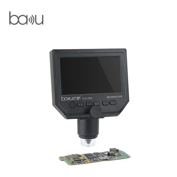 Ba-006 microscope numérique de bonne qualité pour Microscope de réparation Mobile avec écran LCD