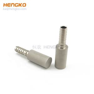 Sinterizzato in acciaio inox 316L carbonatazione pietra/diffusione pietra 2 <span class=keywords><strong>um</strong></span>, tubi raccordi per 1/8 pollici - Product Image 4
