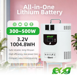 สถานีไฟฟ้า ESG 300W 500W 1000W 1000WH 2000WH แบตเตอรี่ชนิด Type C USB สำหรับใช้ในบ้านกรณีฉุกเฉินและตั้งแคมป์ - Product Image 4