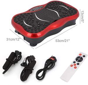 Máquina de Vibración de Cuerpo Completo para Adelgazar, Plataforma Vibratoria Vertical con Masaje Potente - Product Image 1