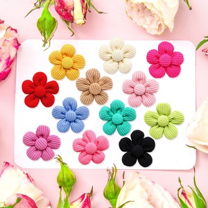 Lazo Floral para Perro, Accesorios de Aseo para Mascotas de Algodón, Estilo Dulce y Suave, Adornos para el Pelo de Perros para Todas las Estaciones - Product Image 4