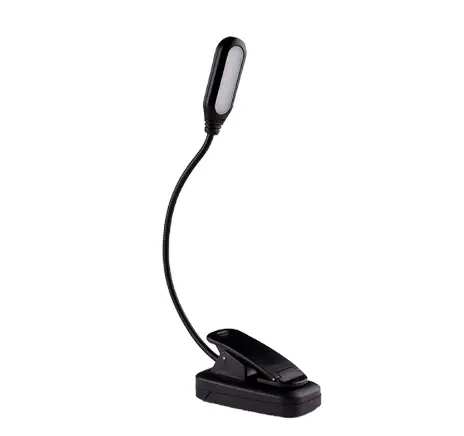 Mini Clip on Book Dimmbare Lese lampe mit 3 Farben, wiederauf ladbare tragbare USB-Bett leuchte mit Clip zum Lesen