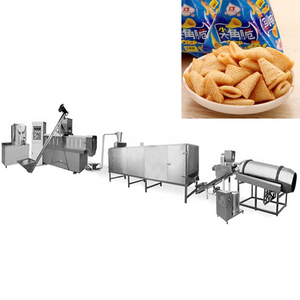 Ligne de production de snacks croustillants (bugles, chips) entièrement automatique CE ISO, clé en main, avec extrudeuse bivis pour la fabrication - Product Image 5