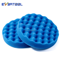 Pads de polissage EVERTOOL 6'' (150 mm) avec fixation auto-agrippante pour polisseuse rotative de voiture