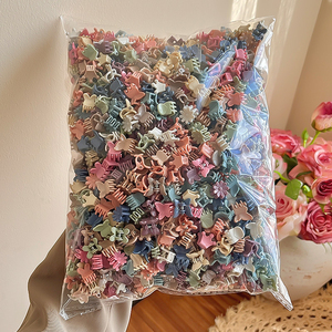 2026 New Simple Temperament Small Colorful Hairpin Cute <b>Sweet</b> Style Girl's Plastic Hairpins Fashionable Jewelry Wholesale - Product Image 3