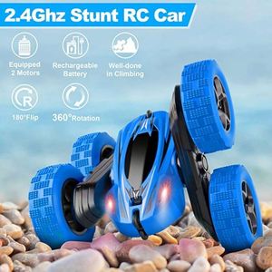 Remote Control Double Sided Rotating 360 Degree Stunt Flips High Speed Rc <b>Car</b> <b>Toy</b> - Product Image 5