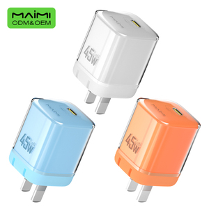 Ensemble de charge rapide PD 45W mini en gros avec puce intelligente et protection multi-couches, <span class=keywords><strong>chargeur</strong></span> mural GaN pour accessoires mobiles (prise US) 220V - Product Image 1