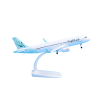 Airbus A320 Alloy Aircraft Model 1:200 Scale 18.5cm Desktop Display Aviation Training Tool Custom Logo