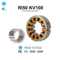 Moteur CC sans balais RI50 à arbre creux de 22 mm, haute densité de couple pour exosquelette