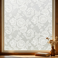 Film de protection de vitre en PVC statique sans colle, anti-UV, opaque, décoratif, pour cuisine, salon, appartement