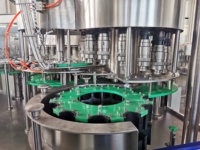 Machine à eau pure automatique efficace et facile à utiliser, haute productivité, ligne de production de boissons à engrenage pour animaux de compagnie étincelante