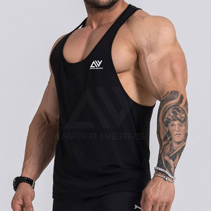 Débardeur de gymnastique pour hommes de haute qualité pour les entraînements d'été et la course à pied vente directe d'usine vêtements d'exercice à motif vierge - Product Image 2
