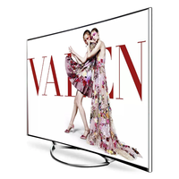 TV OLED 55 Inch Langsung dari Pabrik, Murah OEM 1080p Smart Android 1.5G+8G Hitam untuk Lampu Latar LED 60Hz