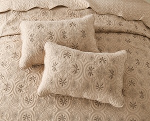 Khăn trải giường thêu thoải mái Nữ Hoàng Vua Kích thước dừa cọ toàn bộ ba-mảnh giường thiết lập - Product Image 3