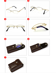 ベストセラークラシック折りたたみ老眼鏡ケース付きユニセックス最高品質在庫あり - Product Image 5