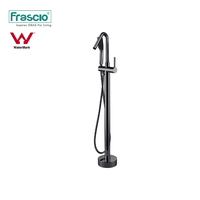 Frascio Mitigeur de douche sur pied Mitigeur de baignoire de salle de bain pour robinet d'eau de laboratoire Ensemble de douche de salle de bain en laiton haut de gamme